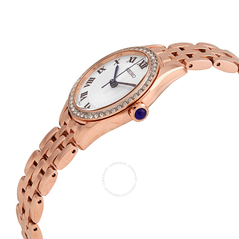 Seiko Classic Quartz White Dial Ladies Watch SUR338 - The Watches Men & Co #2