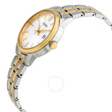 Seiko Classic Quartz White Dial Two-tone Ladies Watch SUR410 - The Watches Men & Co #2