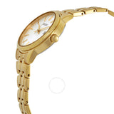 Seiko Classic Quartz White Dial Yellow Gold-tone Ladies Watch SUR412 - The Watches Men & Co #2