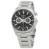 Seiko Essentials Chronograph Quartz Black Dial Men's Watch SSB397P1 - The Watches Men & Co