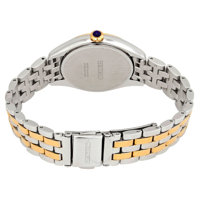 Seiko Crystals Quartz White Dial Ladies Watch SUR392 - The Watches Men & Co #3