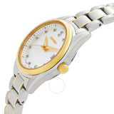 Seiko Diamonds Quartz Silver Dial Two-Tone Ladies Watch SUR582P1 - The Watches Men & Co #2