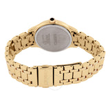 Seiko Discover More Quartz Diamond Gold Dial Ladies Watch SRZ552P1 - The Watches Men & Co #3