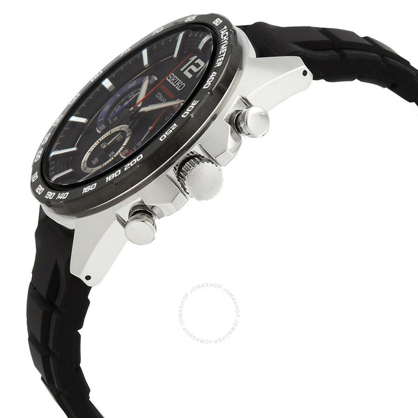 Seiko Essentials Chronograph Quartz Black Dial Men's Watch SSB347P1 - The Watches Men & Co #2