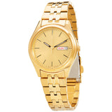 Seiko Essentials Quartz Gold Dial Men's Watch SUR434 - The Watches Men & Co