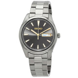 Seiko Essentials Quartz Charcoal Dial Men's Watch SUR343P1 - The Watches Men & Co