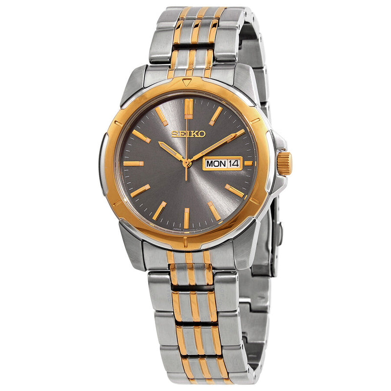 Seiko Essentials Quartz Grey Dial Men's Watch SUR356 - The Watches Men & Co