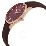 Seiko Essentials Quartz Bordeaux Dial Ladies Watch SWR082 - The Watches Men & Co #2