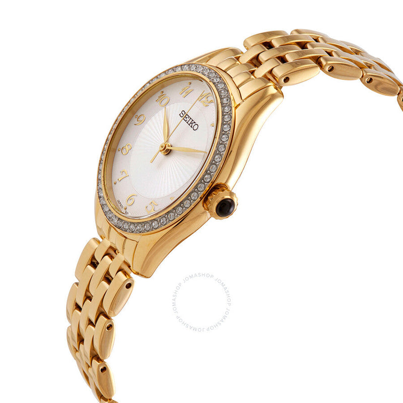 Seiko Essentials Quartz Silver Dial Ladies Watch SUR394 - The Watches Men & Co #2