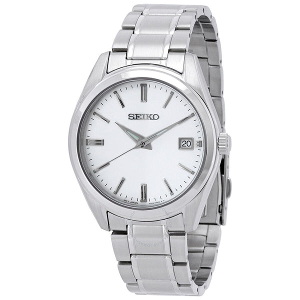 Seiko Essentials Quartz Silver Dial Men's Watch SUR307P1 - The Watches Men & Co