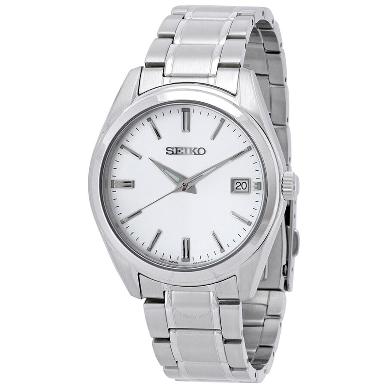 Seiko Essentials Quartz Silver Dial Men's Watch SUR307P1 - The Watches Men & Co