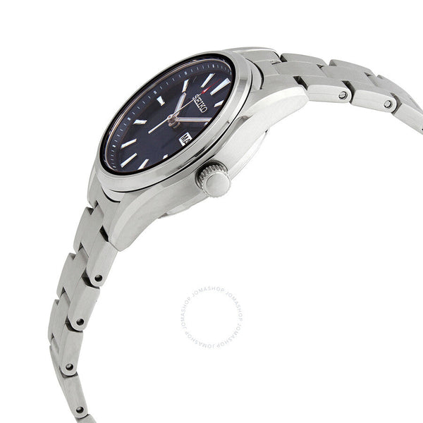 Seiko Neo Classic Quartz Blue Dial Ladies Watch SUR353P1 - The Watches Men & Co #2