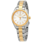 Seiko Neo Classic Quartz Silver Dial Ladies Watch SUR454P1 - The Watches Men & Co