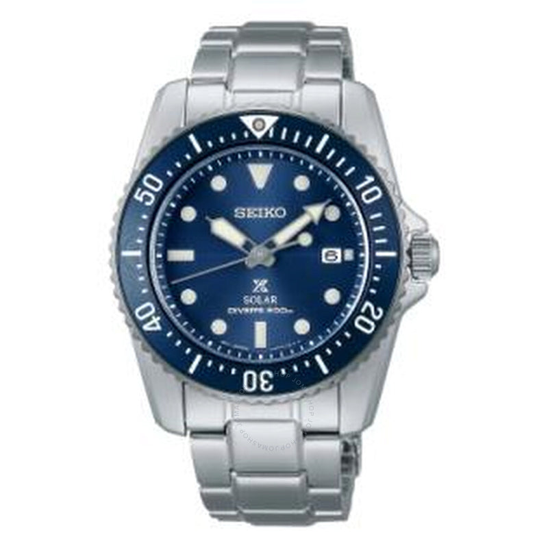 Seiko Prospex Quartz Blue Dial Men's Watch SNE585P1 - The Watches Men & Co
