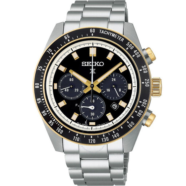 Seiko Prospex Speedtimer Chronograph Black Dial Men's Watch SSC941P1 - The Watches Men & Co