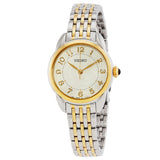 Seiko Quartz Champagne Dial Ladies Watch SUR562P1 - The Watches Men & Co