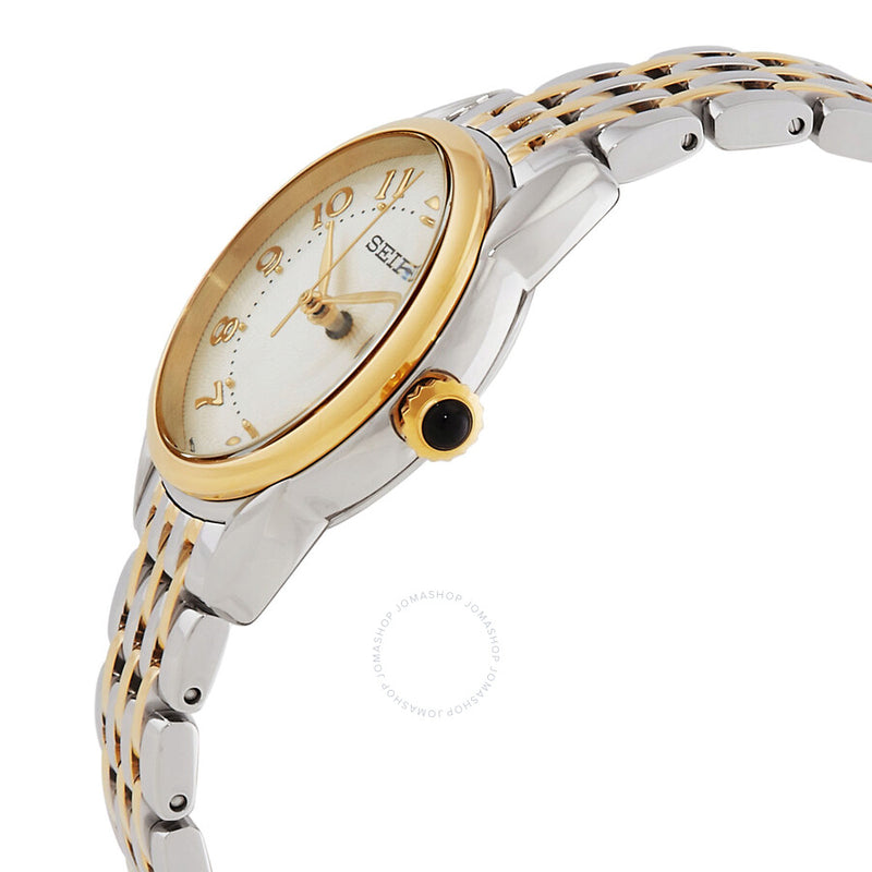 Seiko Quartz Champagne Dial Ladies Watch SUR562P1 - The Watches Men & Co #2