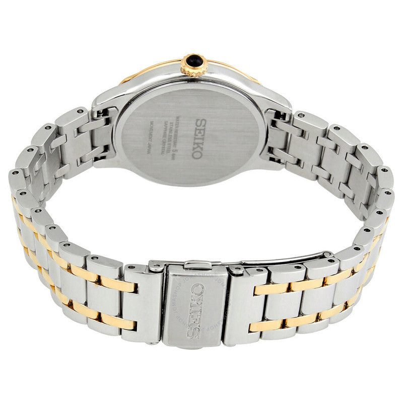 Seiko Quartz Cream Dial Ladies Watch SRZ544P1 - The Watches Men & Co #3