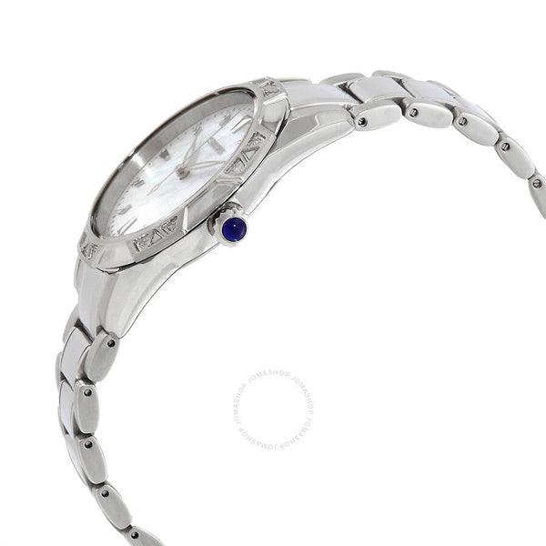 Seiko Quartz Crystal White Dial Ladies Watch SKK727P1 - The Watches Men & Co #2