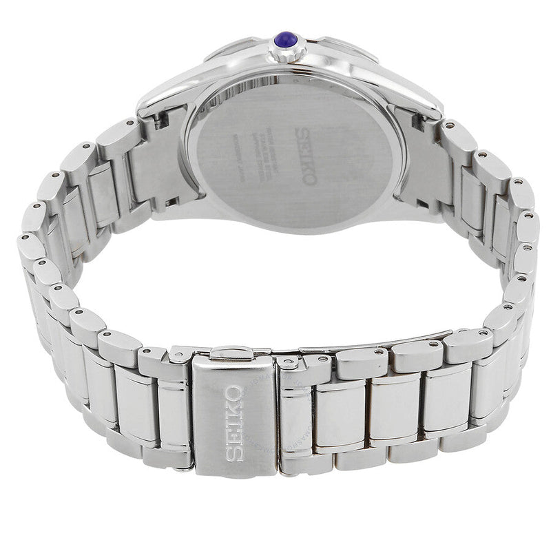 Seiko Quartz Crystal White Dial Ladies Watch SKK727P1 - The Watches Men & Co #3