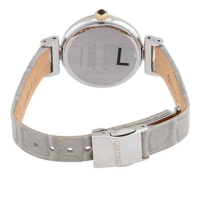 Seiko Quartz Diamond Champagne Dial Ladies Watch SRZ546P1 - The Watches Men & Co #3