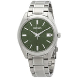 Seiko Essentials Quartz Green Dial Men's Watch SUR527 - The Watches Men & Co