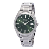 Seiko Quartz Green Dial Men's Watch SUR527P1 - The Watches Men & Co