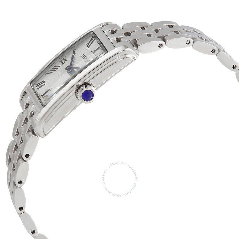 Seiko Quartz White Dial Ladies Watch SWR083P1 - The Watches Men & Co #2