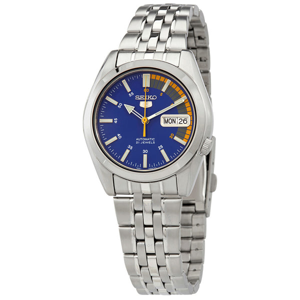 Seiko 5 Automatic Blue Dial Men's Watch SNK371K1 - The Watches Men & Co