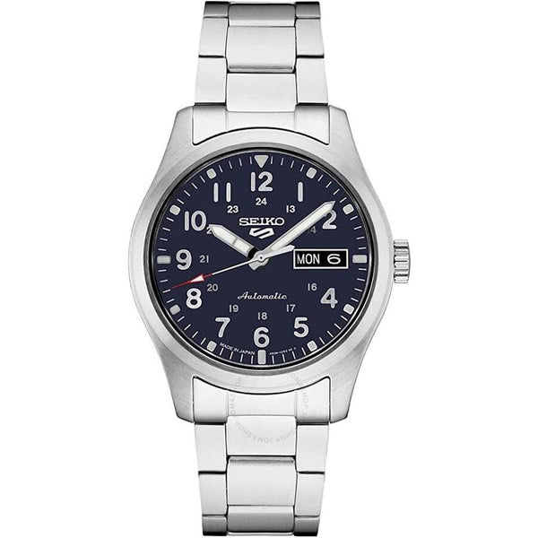 Seiko 5 Automatic Blue Dial Men's Watch SRPG29 - The Watches Men & Co