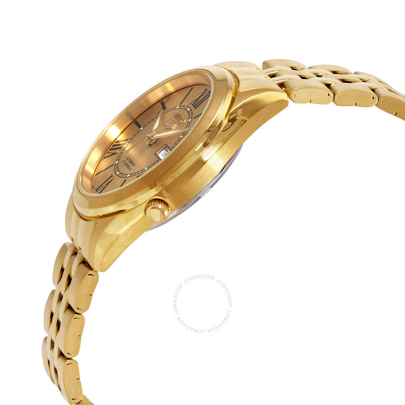 Seiko 5 Automatic Gold Dial Men's Watch SNKL38 - The Watches Men & Co #2