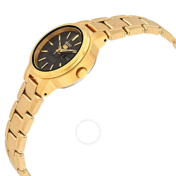 Seiko Series 5 Automatic Black Dial Ladies Watch SYME48 - The Watches Men & Co #2
