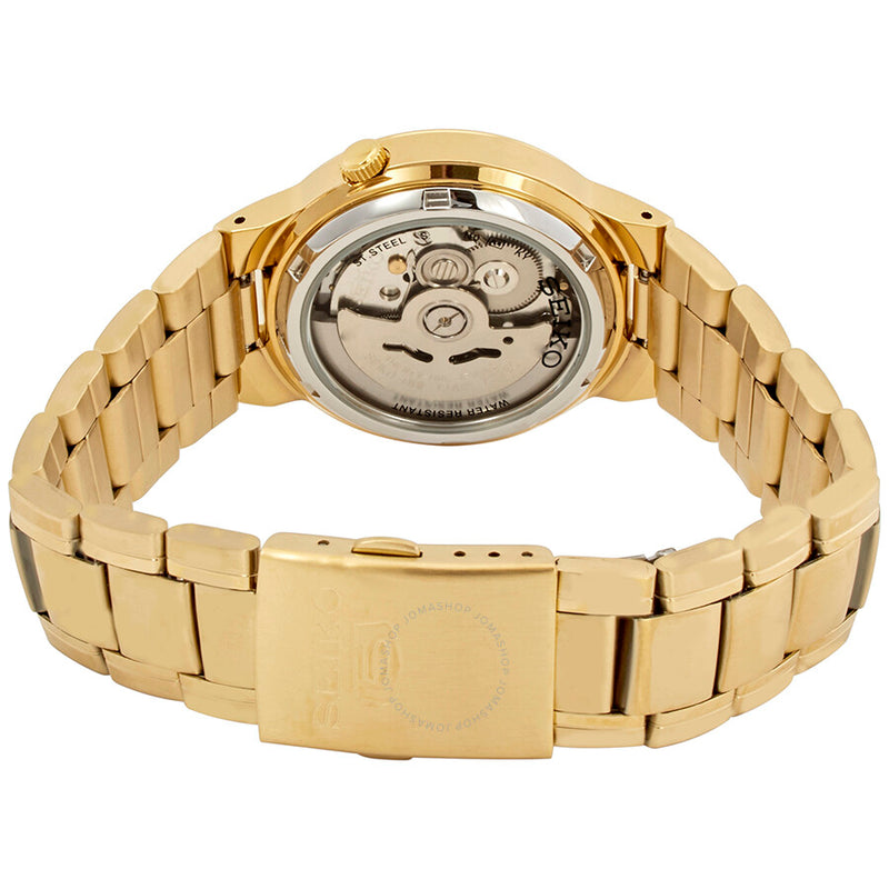 Seiko Series 5 Automatic Gold Dial Men's Watch SNKA10 - The Watches Men & Co #3