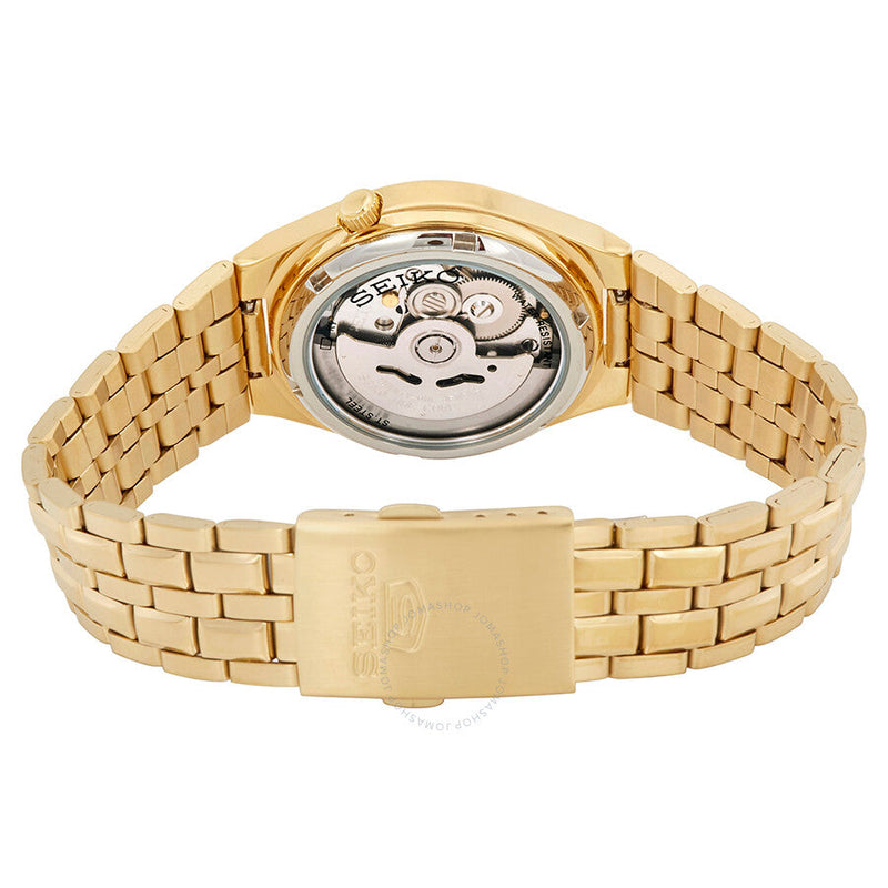 Seiko Series 5 Automatic Gold Dial Men's Watch SNKL64 - The Watches Men & Co #3