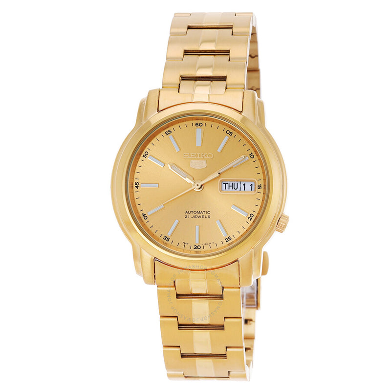 Seiko Series 5 Automatic Gold Dial Men's Watch SNKL86K1 - The Watches Men & Co