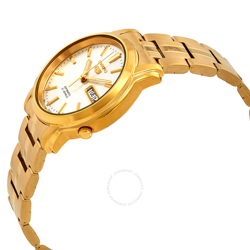 Seiko Series 5 Automatic Silver Dial Men's Watch SNKK74 - The Watches Men & Co #2