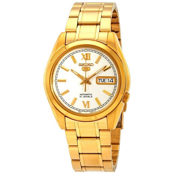 Seiko Series 5 Automatic Silver Dial Men's Watch SNKL58 - The Watches Men & Co