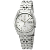 Seiko Series 5 Automatic White Dial Men's Watch SNK385 - The Watches Men & Co