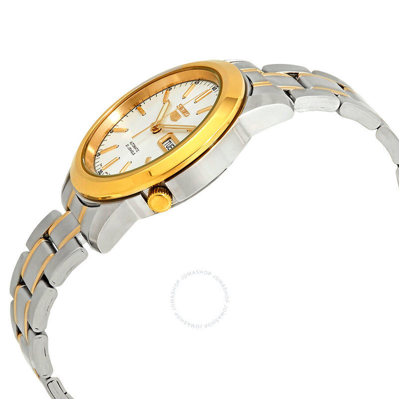 Seiko Series 5 Automatic White Dial Men's Watch SNKE54 - The Watches Men & Co #2