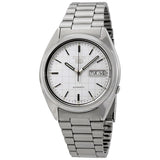 Seiko Series 5 Automatic White Grid Dial Men's Watch SNXF05 - The Watches Men & Co