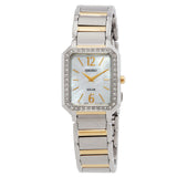 Seiko solar Mother of Pearl Dial Ladies Watch SUP466 - The Watches Men & Co