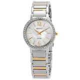 Seiko Solar Mother of Pearl Dial Ladies Watch SUP469 - The Watches Men & Co