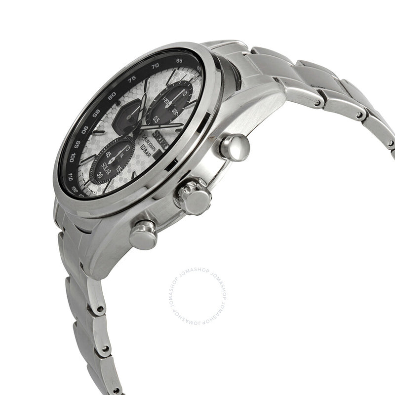 Seiko Solar White Dial Men's Watch SSC769P1 - The Watches Men & Co #2