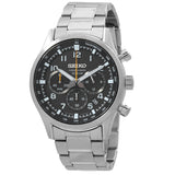 Seiko Sport Chronograph Quartz Black Dial Men's Watch SSB447P1 - The Watches Men & Co