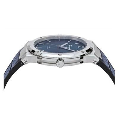 Caseback view of F-80 Classic watch showing stainless steel case back with engraving detail