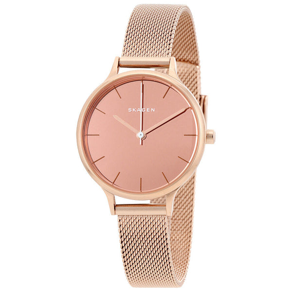 Skagen Anita Mirror Pink Dial Ladies Dress Watch SKW2413 - BigDaddy Watches