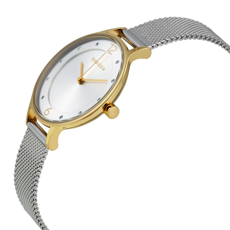Skagen Anita Silver Dial Ladies Watch #SKW2340 - The Watches Men & CO #2