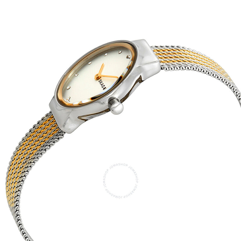 Skagen Freja Crystal White Dial Ladies Watch SKW2698 - The Watches Men & Co #2