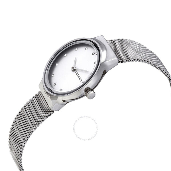 Skagen Freja Quartz Silver Dial Ladies Watch SKW2715 - The Watches Men & Co #2