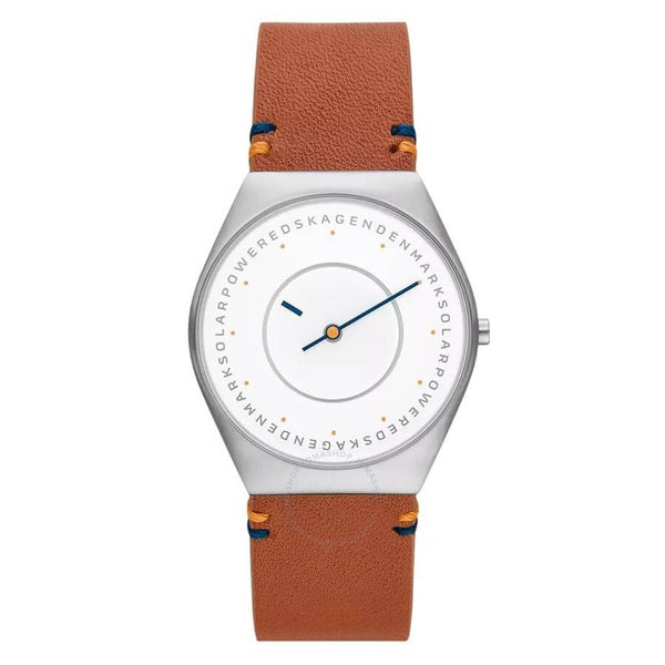 Skagen Grenen Solar-Powered White Dial Watch SKW6872 - The Watches Men & Co